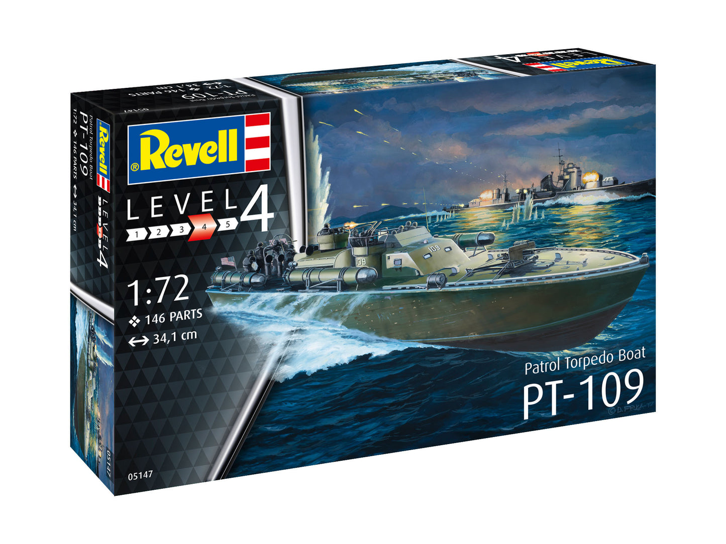 Patrol Torpedo Boat PT-109 Revell Modellbausatz 1:72