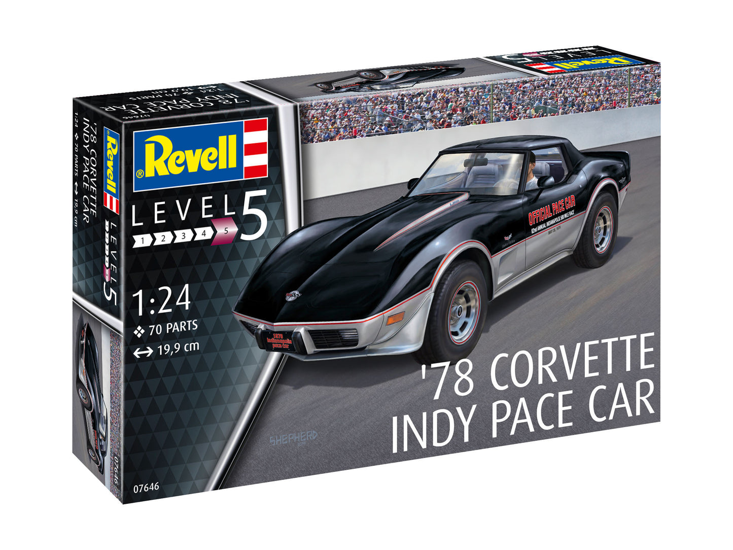 '78 Corvette Indy Pace Car Modellbausatz 1:24