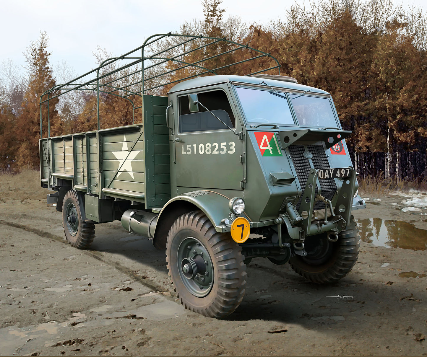 Fordson W.O.T. 6 Modellbausatz 1:35