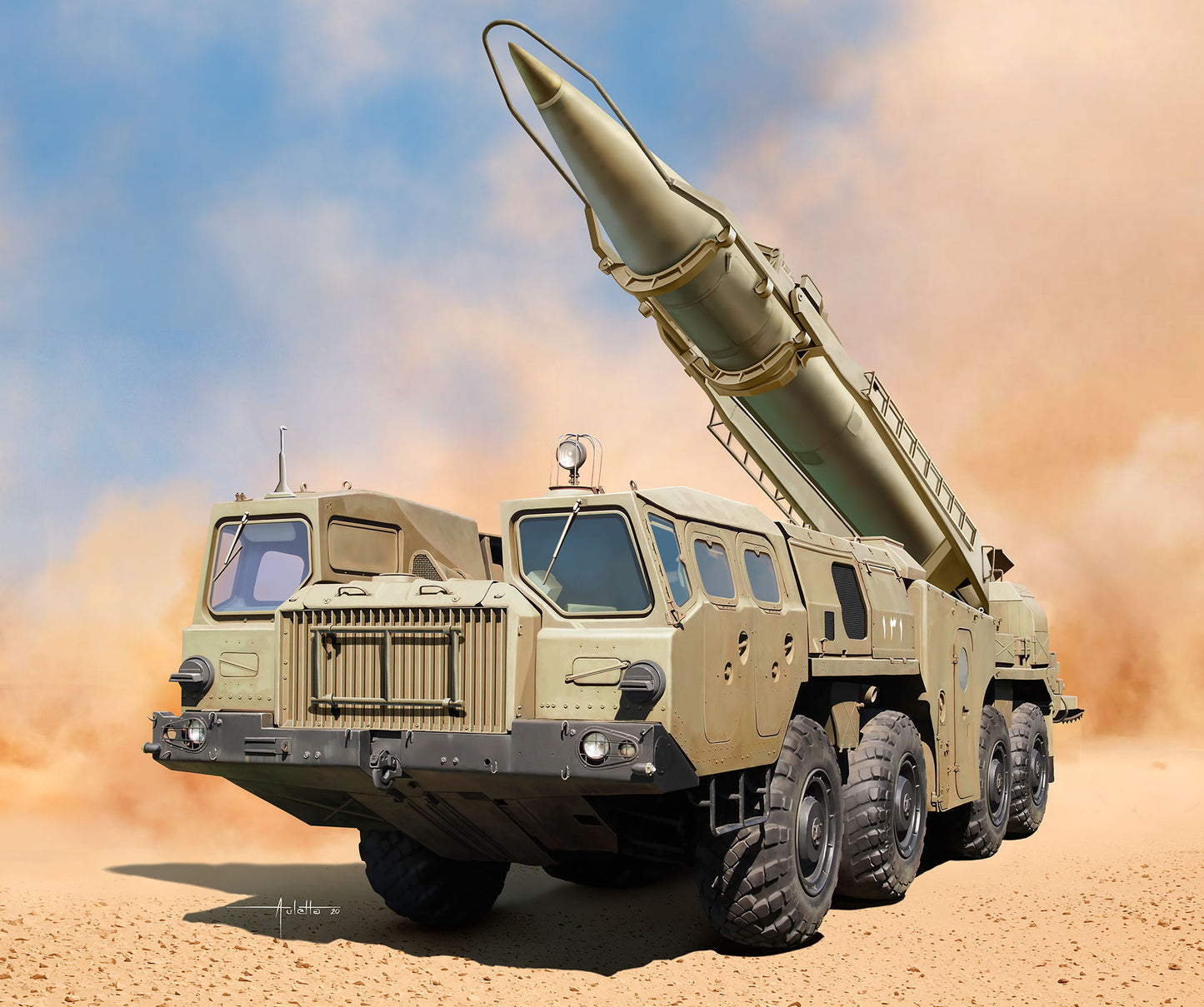 SCUD-B Modellbausatz 1:72