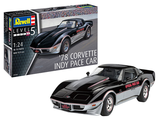 '78 Corvette Indy Pace Car Modellbausatz 1:24