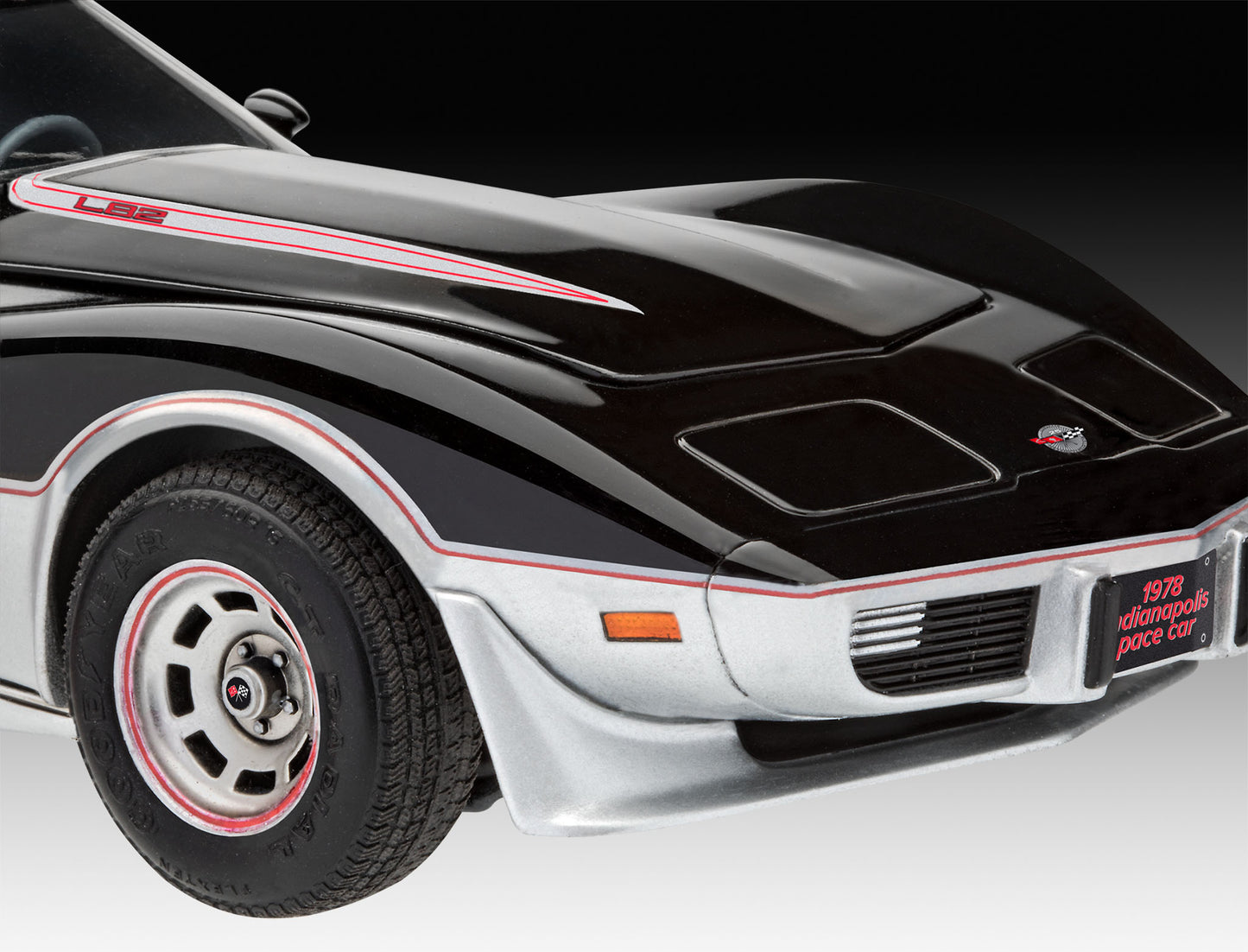 '78 Corvette Indy Pace Car Modellbausatz 1:24